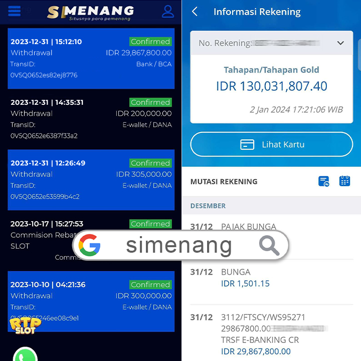 Simenang Banner